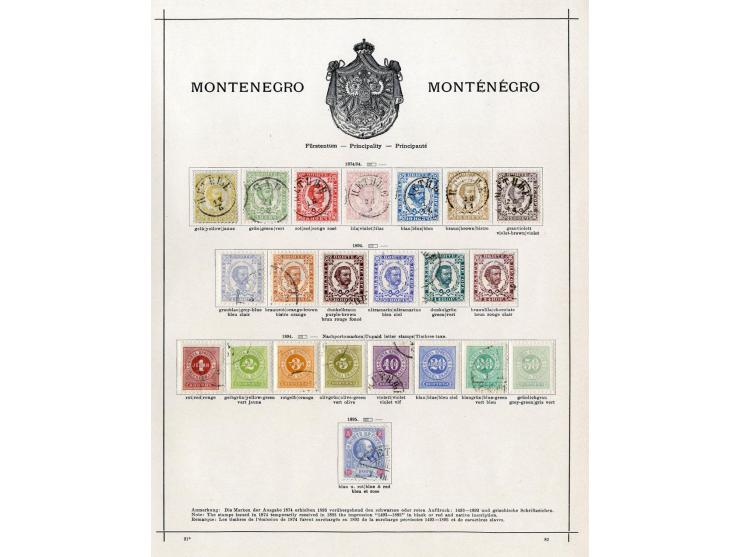 1868/1915 (ca.), ungebrauchte und gestempelter kleiner alter Sammlungsteil mit einigen besseren Werten und kpl. Ausgaben, vie