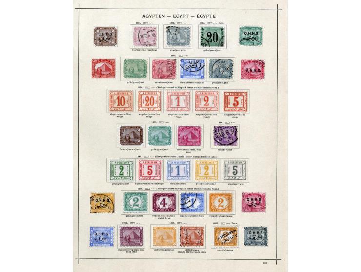 1868/1915 (ca.), ungebrauchte und gestempelter kleiner alter Sammlungsteil mit einigen besseren Werten und kpl. Ausgaben, vie