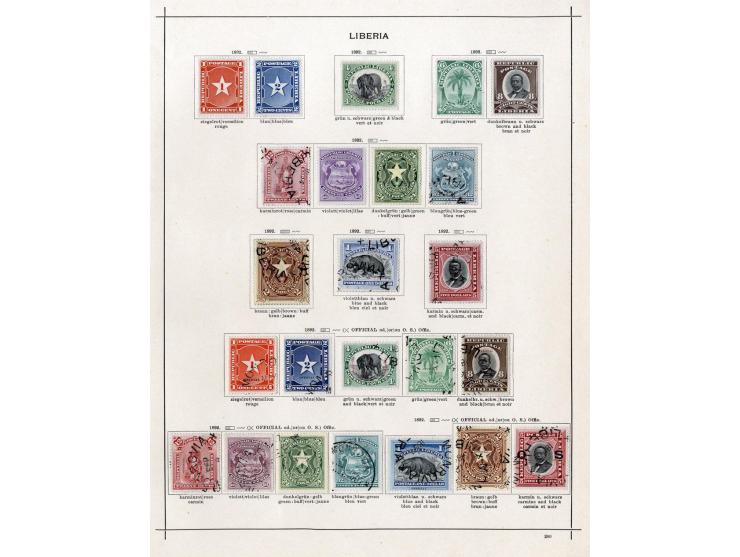 1868/1915 (ca.), ungebrauchte und gestempelter kleiner alter Sammlungsteil mit einigen besseren Werten und kpl. Ausgaben, vie