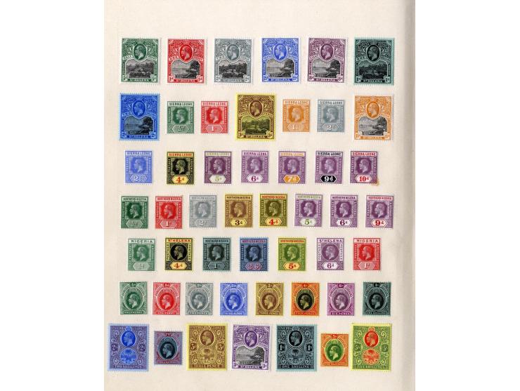 1868/1915 (ca.), ungebrauchte und gestempelter kleiner alter Sammlungsteil mit einigen besseren Werten und kpl. Ausgaben, vie