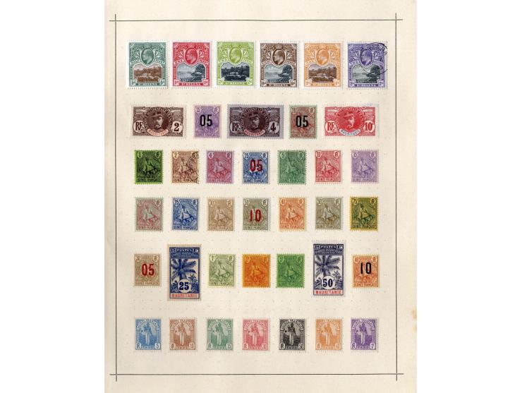 1868/1915 (ca.), ungebrauchte und gestempelter kleiner alter Sammlungsteil mit einigen besseren Werten und kpl. Ausgaben, vie