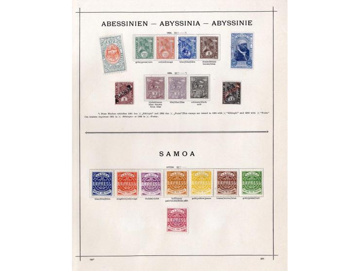 1868/1915 (ca.), ungebrauchte und gestempelter kleiner alter Sammlungsteil mit einigen besseren Werten und kpl. Ausgaben, vie