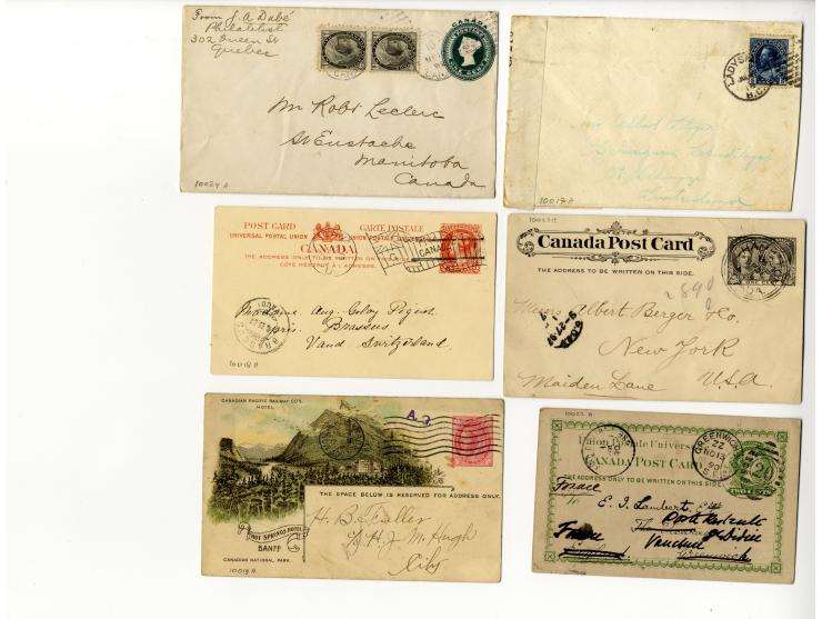 1860/1940 (ca.), 38 Briefe und Karten, meist Übersee mit vielen interessanten Stücken