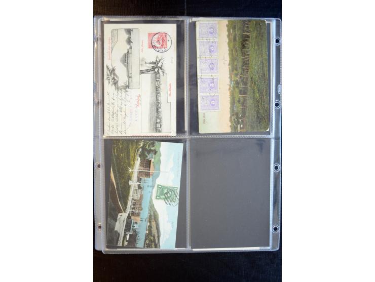 1900/30 (ca.), etwa 240 bildseitig frankierte Ansichtkarten; viel Übersee, Kolonien