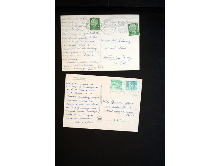 1910/60 (ca.), interessanter Posten mit Schwerpunkt Feld-, KGF- und Zensurpost, dabei viel Post aus Deutschland ex Myron Fox