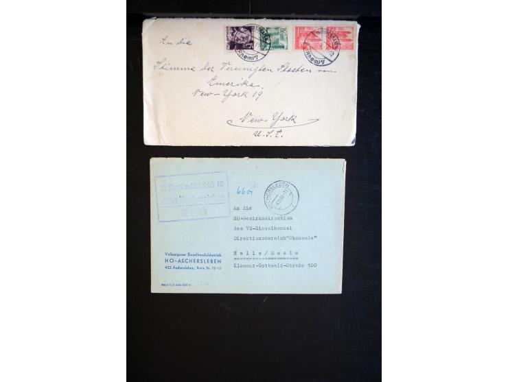 1910/60 (ca.), interessanter Posten mit Schwerpunkt Feld-, KGF- und Zensurpost, dabei viel Post aus Deutschland ex Myron Fox