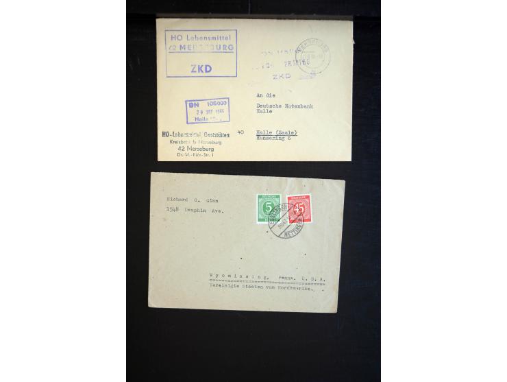 1910/60 (ca.), interessanter Posten mit Schwerpunkt Feld-, KGF- und Zensurpost, dabei viel Post aus Deutschland ex Myron Fox