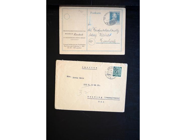 1910/60 (ca.), interessanter Posten mit Schwerpunkt Feld-, KGF- und Zensurpost, dabei viel Post aus Deutschland ex Myron Fox
