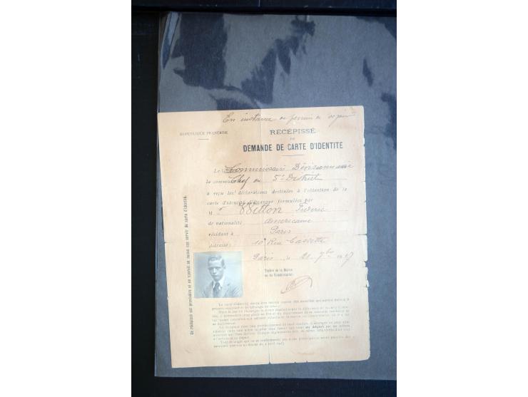 1910/60 (ca.), interessanter Posten mit Schwerpunkt Feld-, KGF- und Zensurpost, dabei viel Post aus Deutschland ex Myron Fox