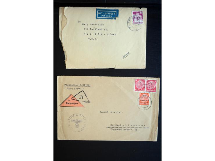 1910/60 (ca.), interessanter Posten mit Schwerpunkt Feld-, KGF- und Zensurpost, dabei viel Post aus Deutschland ex Myron Fox