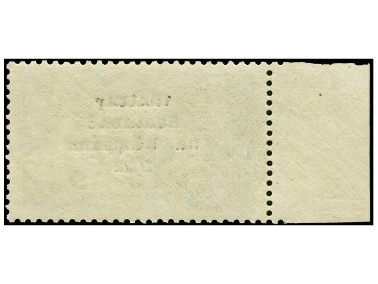 1922, Rialtas 4-line overprint by Dollard printing house, 10 s. as left marginal single from the "broken S" plate 1/3L, basic