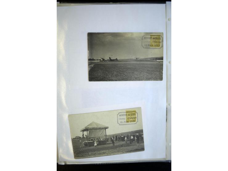 LUXEMBURG: 1910, Mondorfer Flugwoche ; Sammlung von über 40 Fotokarten (einige doppelt), teils während der Flugwoche gebrauch