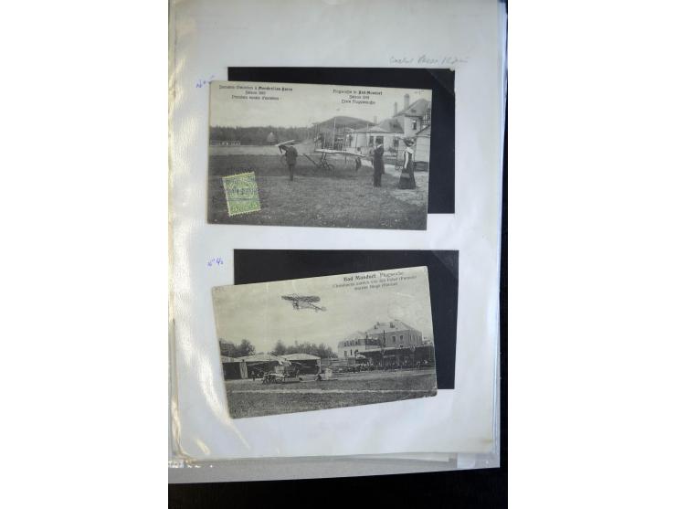 LUXEMBURG: 1910, Mondorfer Flugwoche ; Sammlung von über 40 Fotokarten (einige doppelt), teils während der Flugwoche gebrauch