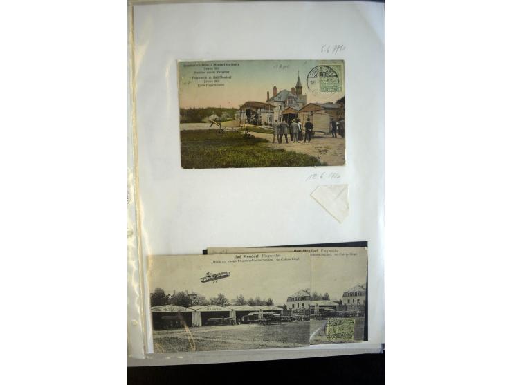 LUXEMBURG: 1910, Mondorfer Flugwoche ; Sammlung von über 40 Fotokarten (einige doppelt), teils während der Flugwoche gebrauch