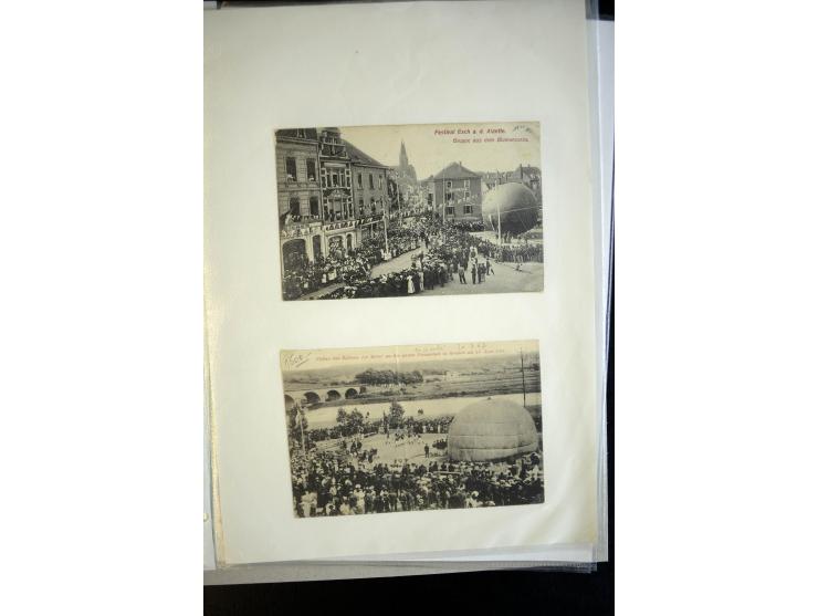 LUXEMBURG: 1910, Mondorfer Flugwoche ; Sammlung von über 40 Fotokarten (einige doppelt), teils während der Flugwoche gebrauch