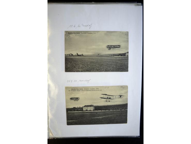 LUXEMBURG: 1910, Mondorfer Flugwoche ; Sammlung von über 40 Fotokarten (einige doppelt), teils während der Flugwoche gebrauch