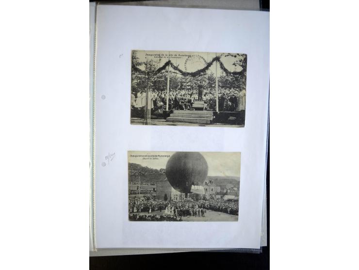 LUXEMBURG: 1910, Mondorfer Flugwoche ; Sammlung von über 40 Fotokarten (einige doppelt), teils während der Flugwoche gebrauch