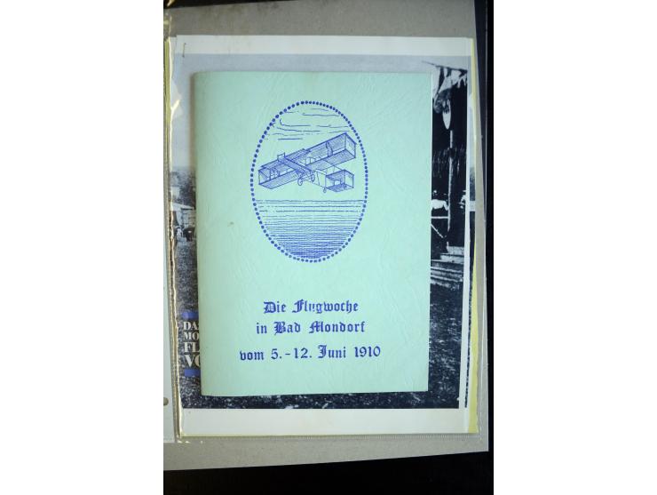 LUXEMBURG: 1910, Mondorfer Flugwoche ; Sammlung von über 40 Fotokarten (einige doppelt), teils während der Flugwoche gebrauch
