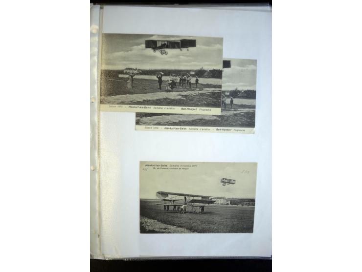 LUXEMBURG: 1910, Mondorfer Flugwoche ; Sammlung von über 40 Fotokarten (einige doppelt), teils während der Flugwoche gebrauch