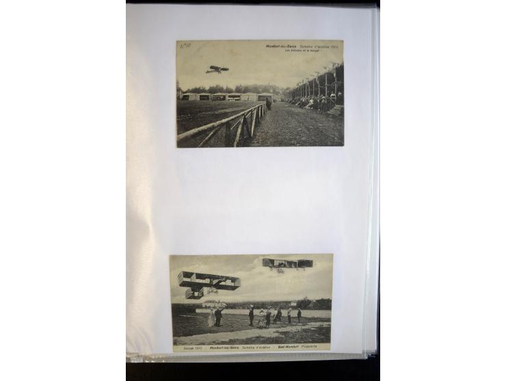 LUXEMBURG: 1910, Mondorfer Flugwoche ; Sammlung von über 40 Fotokarten (einige doppelt), teils während der Flugwoche gebrauch