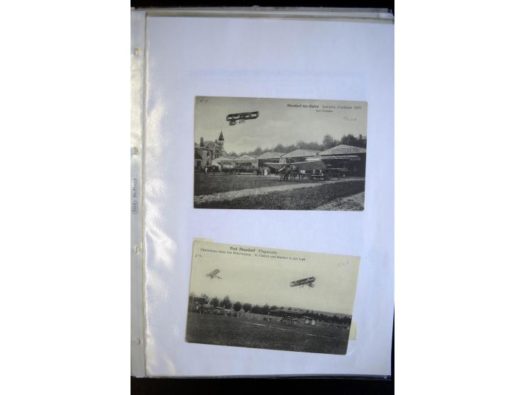 LUXEMBURG: 1910, Mondorfer Flugwoche ; Sammlung von über 40 Fotokarten (einige doppelt), teils während der Flugwoche gebrauch