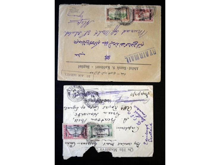 NAHER OSTEN: 1921/27, 37 Flugbriefe, meist aus dem Irak bzw. Etappen von oder bis Bagdad