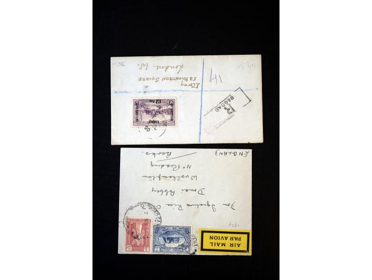 NAHER OSTEN: 1921/27, 37 Flugbriefe, meist aus dem Irak bzw. Etappen von oder bis Bagdad