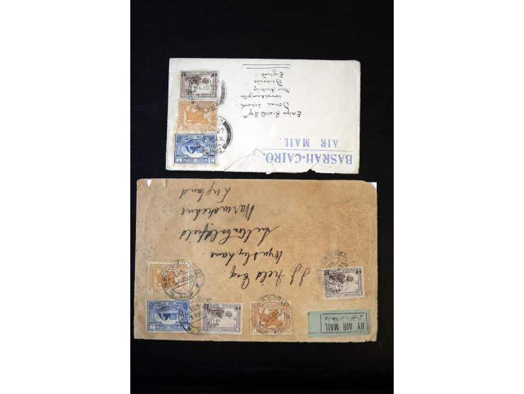 NAHER OSTEN: 1921/27, 37 Flugbriefe, meist aus dem Irak bzw. Etappen von oder bis Bagdad