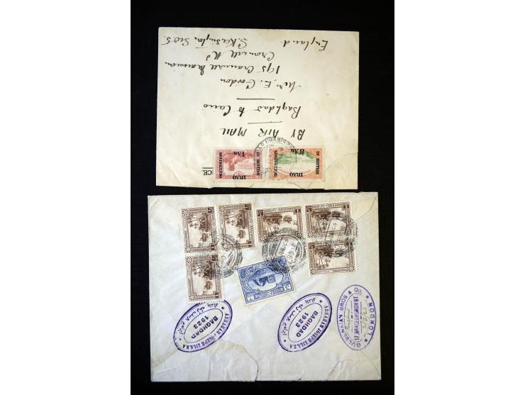 NAHER OSTEN: 1921/27, 37 Flugbriefe, meist aus dem Irak bzw. Etappen von oder bis Bagdad