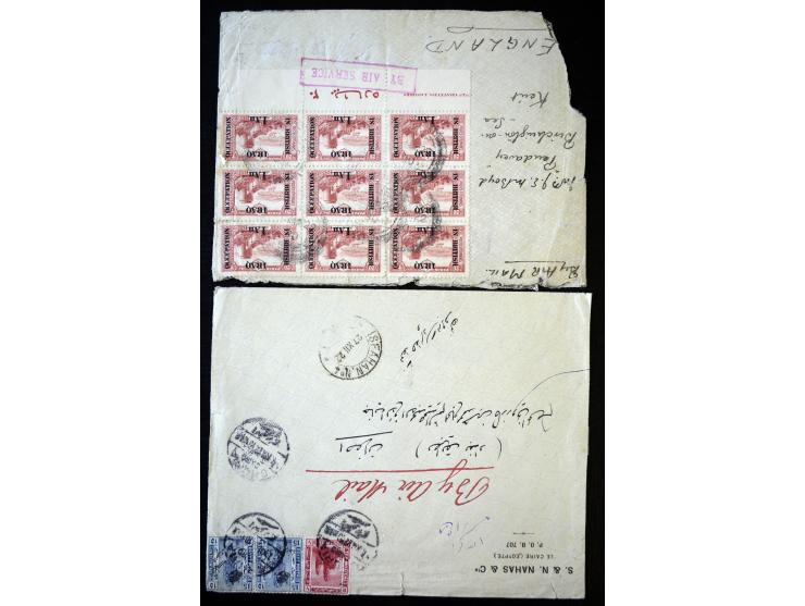 NAHER OSTEN: 1921/27, 37 Flugbriefe, meist aus dem Irak bzw. Etappen von oder bis Bagdad