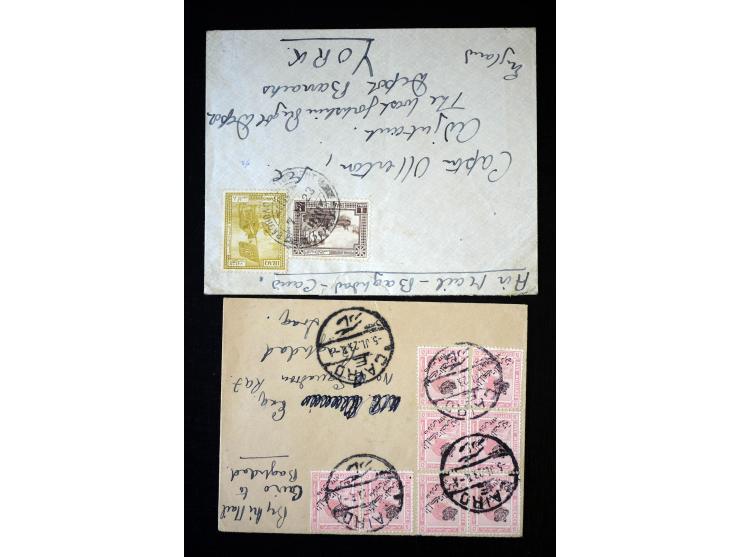 NAHER OSTEN: 1921/27, 37 Flugbriefe, meist aus dem Irak bzw. Etappen von oder bis Bagdad