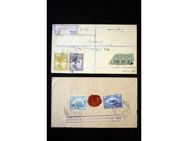 NAHER OSTEN: 1921/27, 37 Flugbriefe, meist aus dem Irak bzw. Etappen von oder bis Bagdad