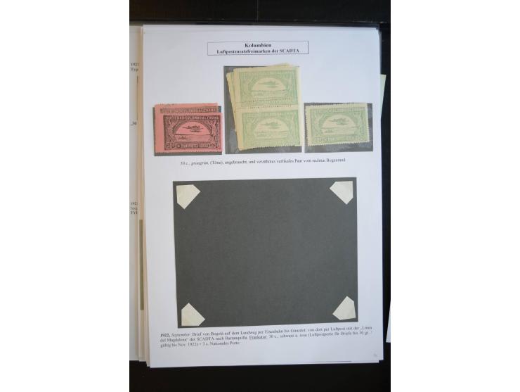 1920/29, hochinteressante ungebrauchte und gestempelte Sammlung, dabei u.a. CCNA "Multi-colores" Mi.-Nr. 3 auf Briefstück, 3 