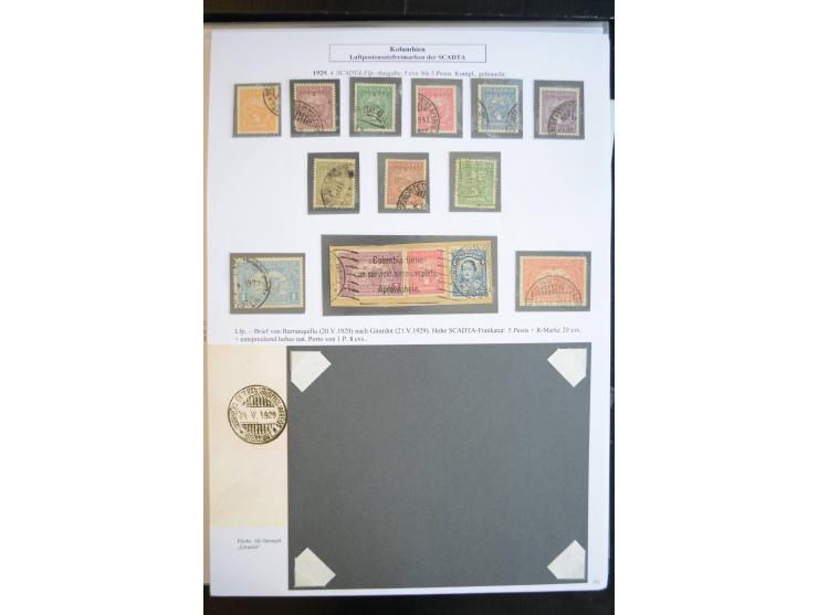 1920/29, hochinteressante ungebrauchte und gestempelte Sammlung, dabei u.a. CCNA "Multi-colores" Mi.-Nr. 3 auf Briefstück, 3 