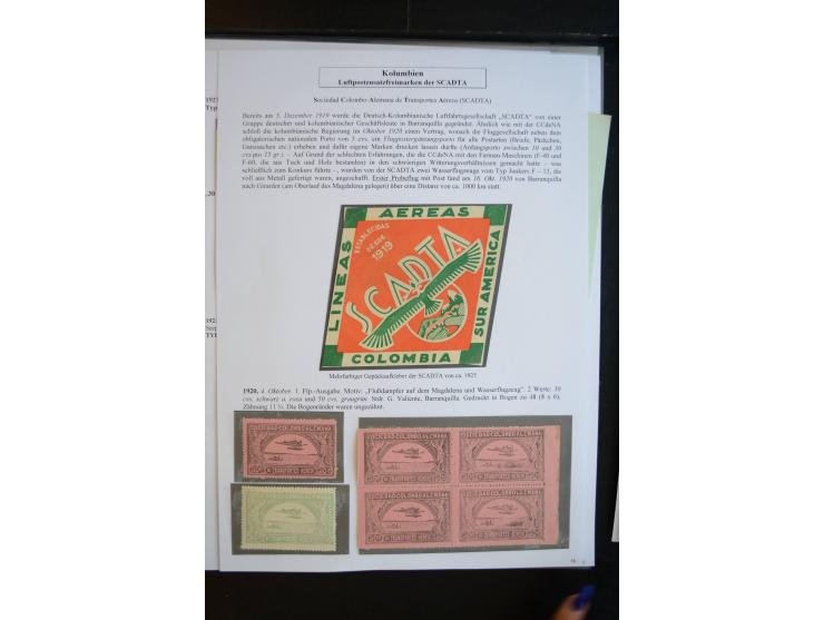 1920/29, hochinteressante ungebrauchte und gestempelte Sammlung, dabei u.a. CCNA "Multi-colores" Mi.-Nr. 3 auf Briefstück, 3 