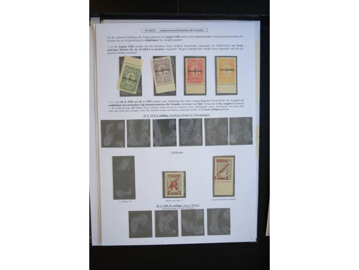 1920/29, hochinteressante ungebrauchte und gestempelte Sammlung, dabei u.a. CCNA "Multi-colores" Mi.-Nr. 3 auf Briefstück, 3 