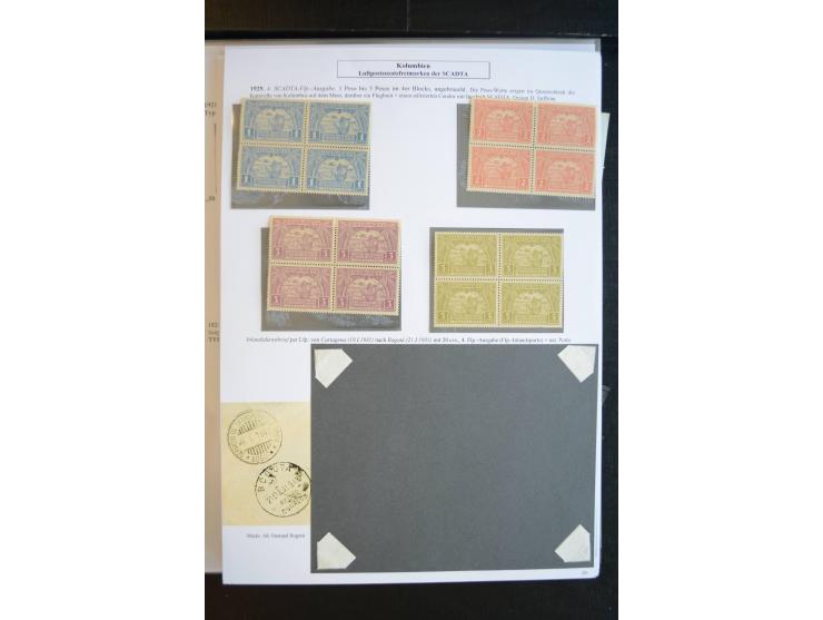 1920/29, hochinteressante ungebrauchte und gestempelte Sammlung, dabei u.a. CCNA "Multi-colores" Mi.-Nr. 3 auf Briefstück, 3 