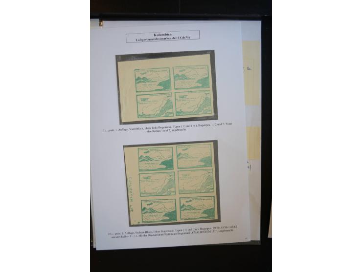1920/29, hochinteressante ungebrauchte und gestempelte Sammlung, dabei u.a. CCNA "Multi-colores" Mi.-Nr. 3 auf Briefstück, 3 