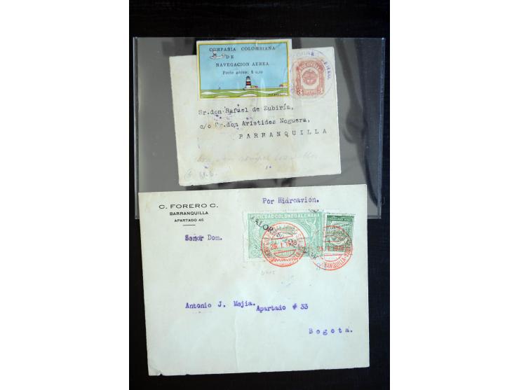 1920/35, hochinteressante Sammlung von über 120 Briefen, Karten und einigen Vorderseiten, dabei neben Scadta auch etwas Kolum