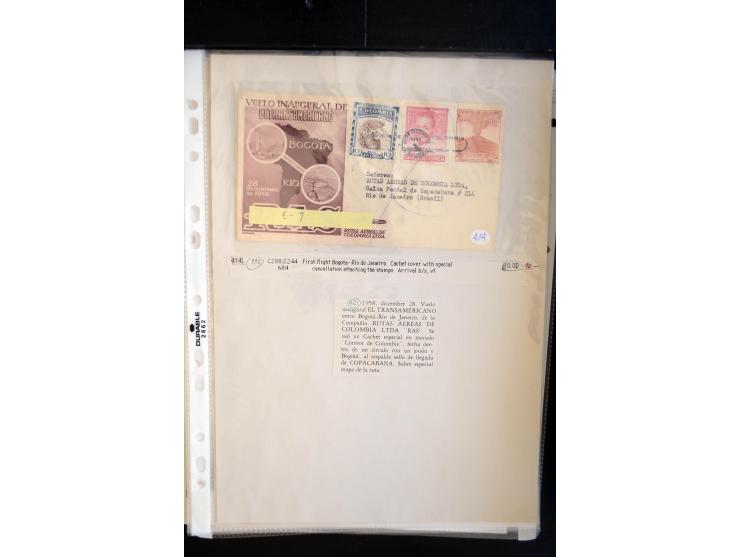 1920/35, hochinteressante Sammlung von über 120 Briefen, Karten und einigen Vorderseiten, dabei neben Scadta auch etwas Kolum