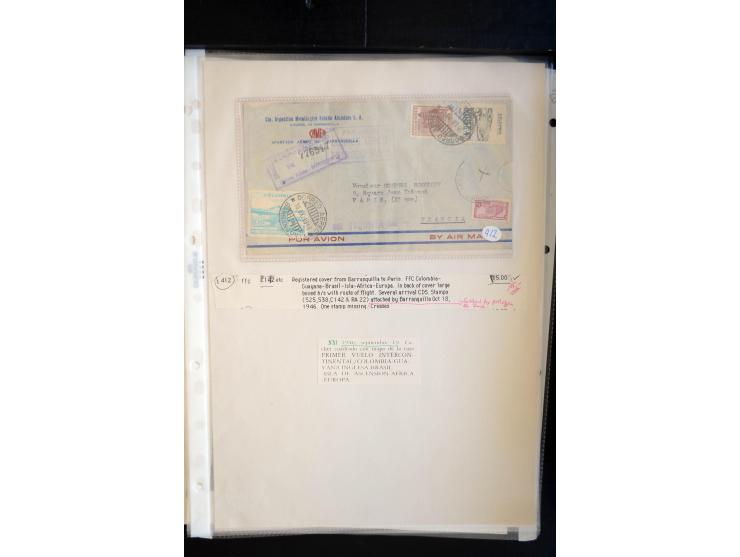 1920/35, hochinteressante Sammlung von über 120 Briefen, Karten und einigen Vorderseiten, dabei neben Scadta auch etwas Kolum
