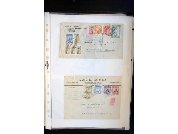 1920/35, hochinteressante Sammlung von über 120 Briefen, Karten und einigen Vorderseiten, dabei neben Scadta auch etwas Kolum