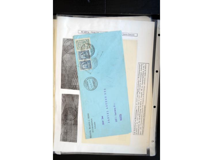 1920/35, hochinteressante Sammlung von über 120 Briefen, Karten und einigen Vorderseiten, dabei neben Scadta auch etwas Kolum