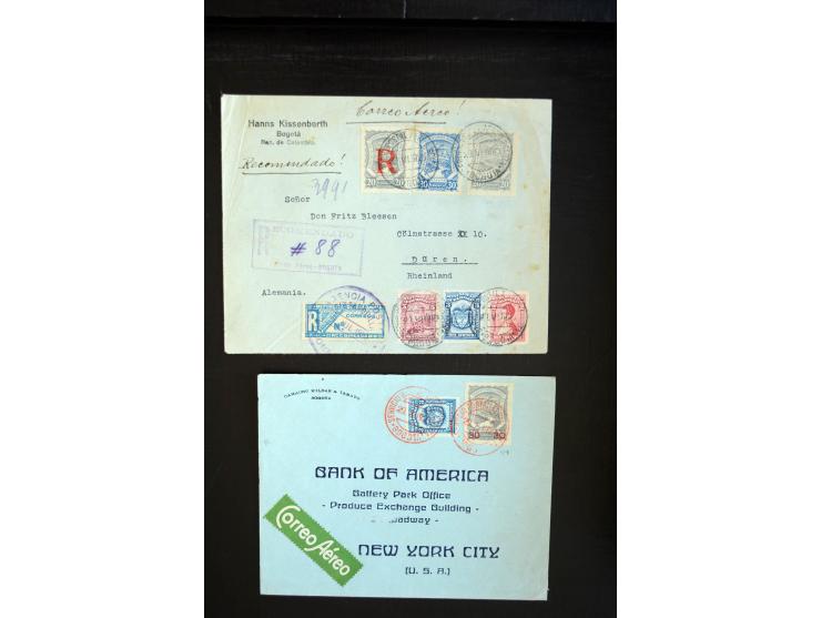 1920/35, hochinteressante Sammlung von über 120 Briefen, Karten und einigen Vorderseiten, dabei neben Scadta auch etwas Kolum