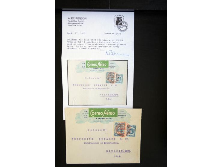 1920/35, hochinteressante Sammlung von über 120 Briefen, Karten und einigen Vorderseiten, dabei neben Scadta auch etwas Kolum