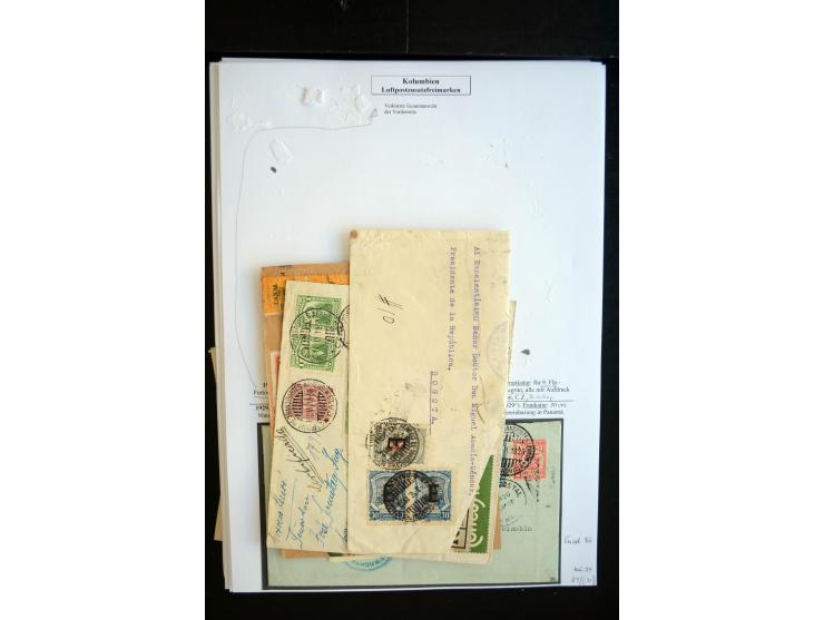 1920/35, hochinteressante Sammlung von über 120 Briefen, Karten und einigen Vorderseiten, dabei neben Scadta auch etwas Kolum