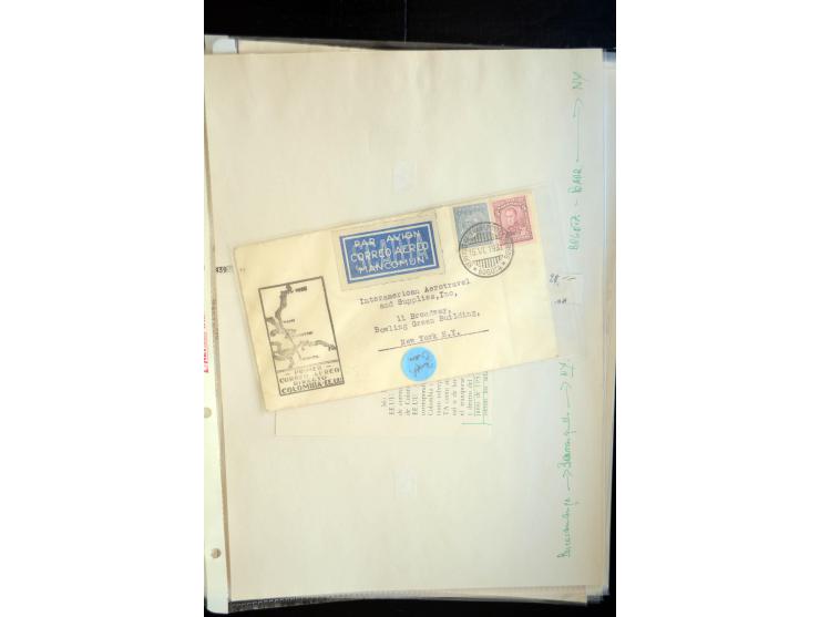 1920/35, hochinteressante Sammlung von über 120 Briefen, Karten und einigen Vorderseiten, dabei neben Scadta auch etwas Kolum