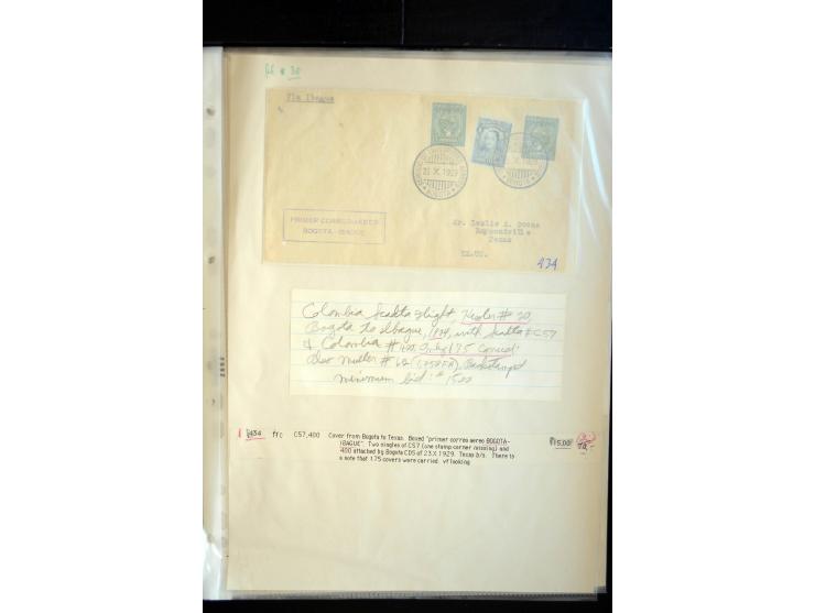 1920/35, hochinteressante Sammlung von über 120 Briefen, Karten und einigen Vorderseiten, dabei neben Scadta auch etwas Kolum