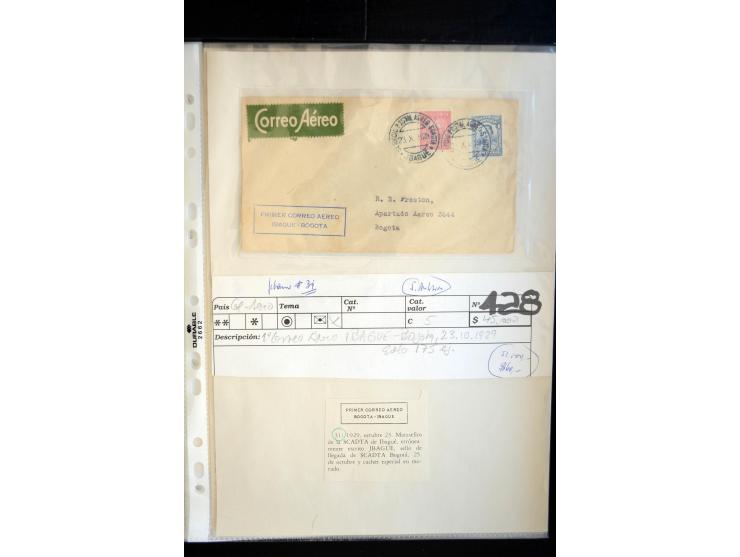 1920/35, hochinteressante Sammlung von über 120 Briefen, Karten und einigen Vorderseiten, dabei neben Scadta auch etwas Kolum