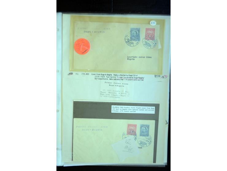1920/35, hochinteressante Sammlung von über 120 Briefen, Karten und einigen Vorderseiten, dabei neben Scadta auch etwas Kolum
